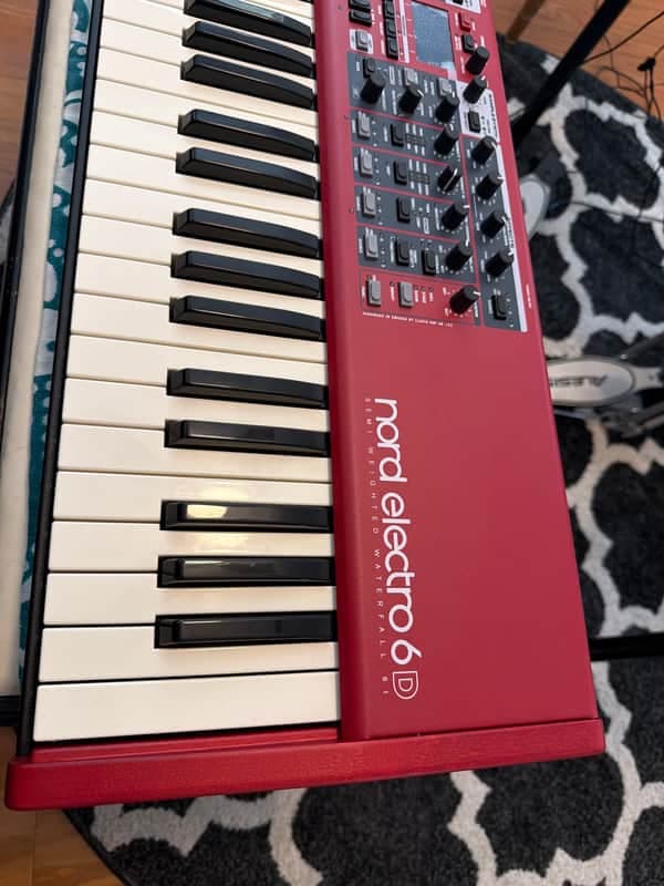 Nord Electro 6D SW61 Semi-Weighted 61-Key Digital Piano 2018 - 2022 - Red