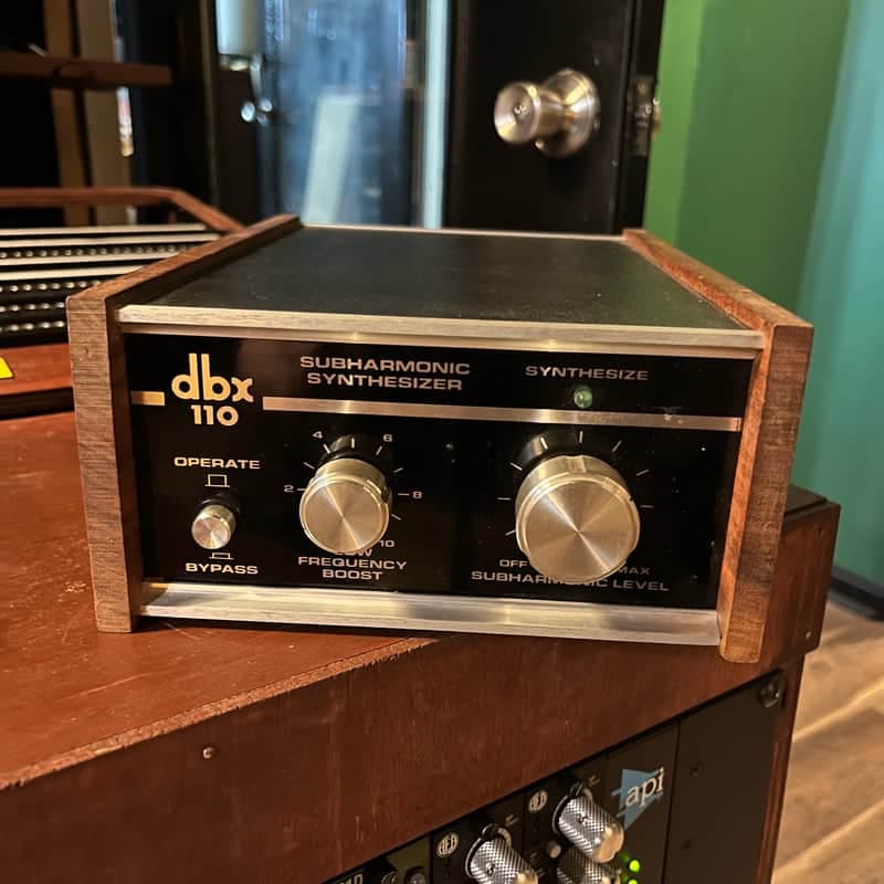dbx 110 Subharmonic Synthesizer 1970s - Silver