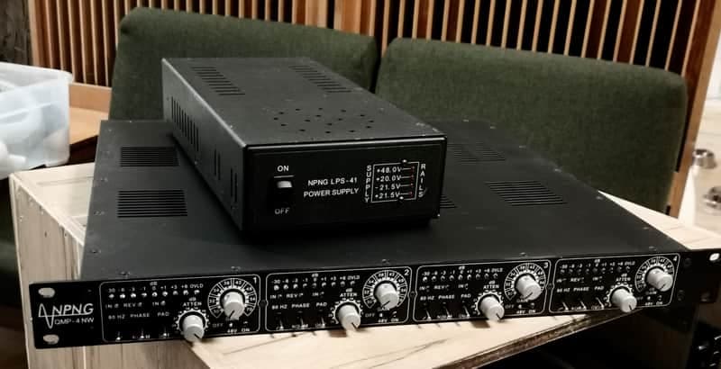 NPNG QMP-4NW 4-Channel Microphone Preamp 2010s - Black