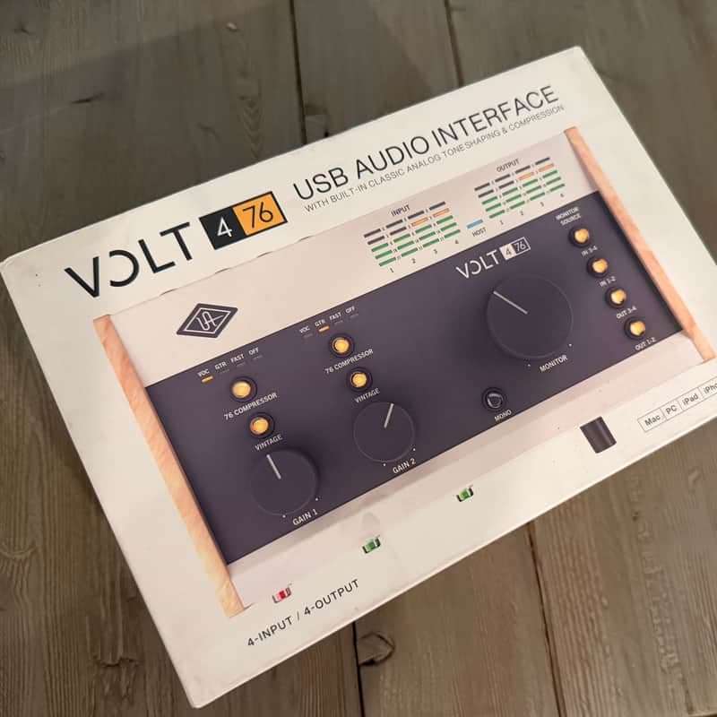 Universal Audio Volt 476 USB-C Audio Interface 2021 - Present - Tan / Gray