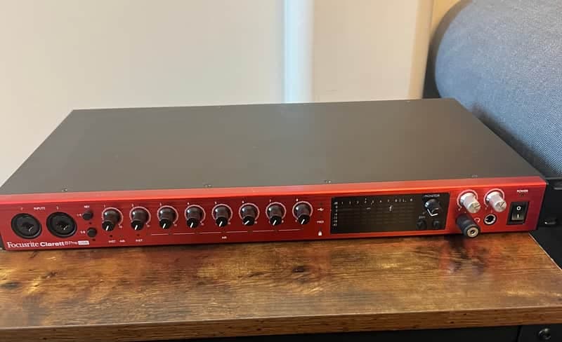 Focusrite Clarett+ 8Pre USB-C Audio Interface 2021 - Present - Red