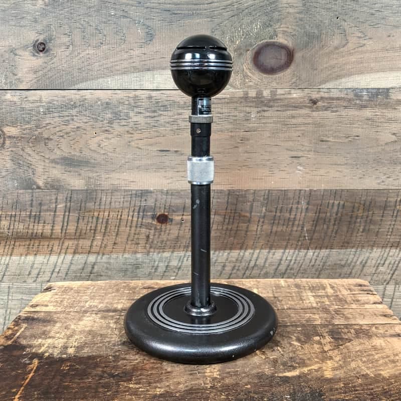 Webster Electric S4362 "Eight Ball" Crystal Mic made by Shure On S32D Stand