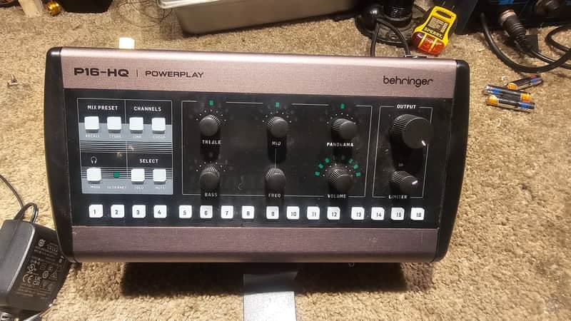 Behringer Powerplay P16-M 16-Channel Digital Personal Mixer 2011 - Present - Standard