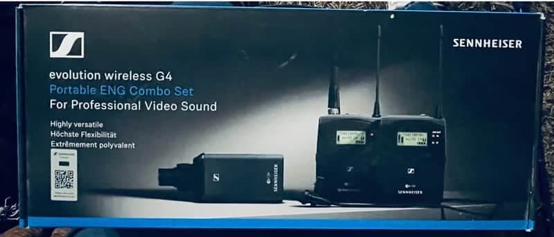 Sennheiser ew 100 ENG G4 Wireless Combo System 2019 - Matte Black