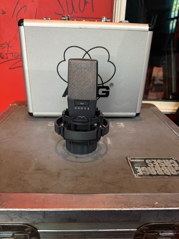 AKG C414 B XLS Large Diaphragm Multipattern Condenser Microphone 2000s Black