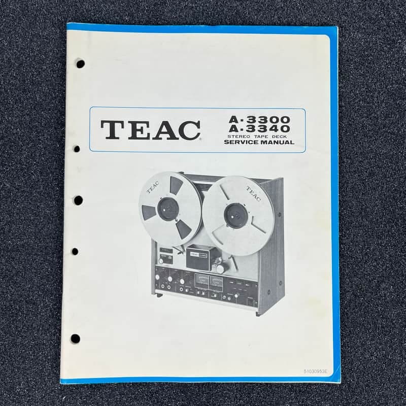 TEAC Tascam A-3300/A-3340 Service Manual (Original)