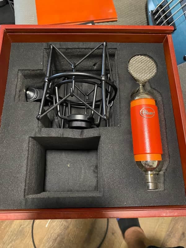 Blue Spark Large Diaphragm Cardioid Condenser Microphone 2010s - Orange