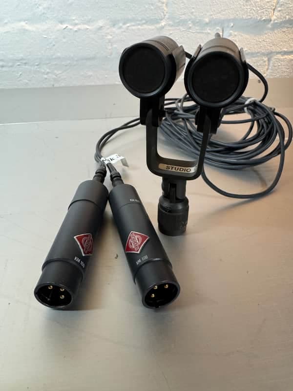 Neumann KM 100 AK 40 und KA 100 Set (KM140) 1980 - Black