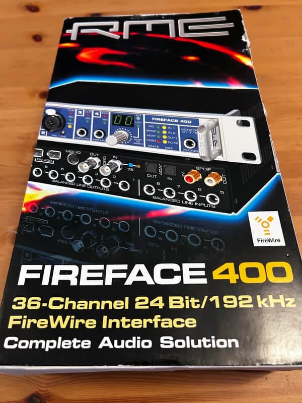 RME Fireface 400 + adapters