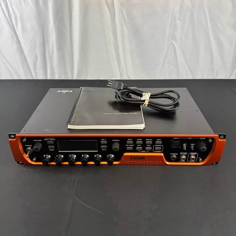 Avid Eleven Rack Guitar Multi-Effects Processor and Pro Tools Interface 2010 - 2017 - Orange