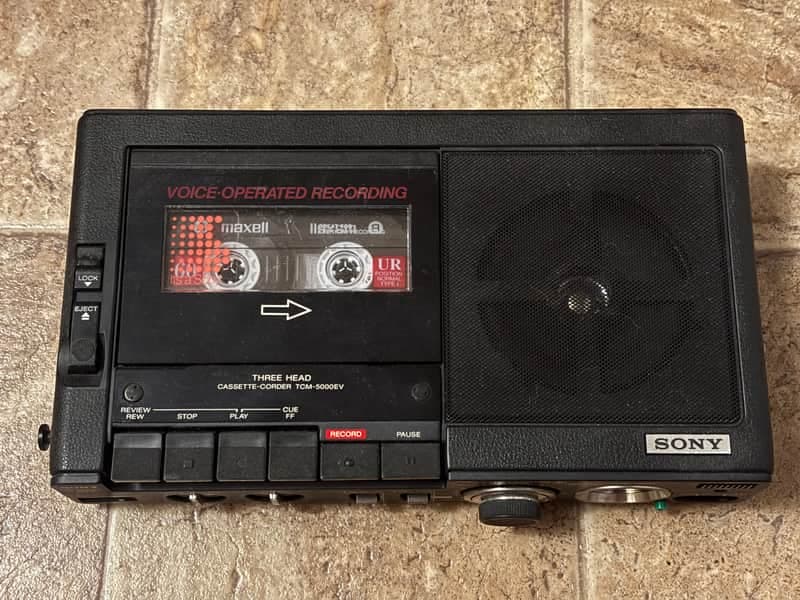 Sony TCM-5000EV Three Head Cassette-Corder 1980s