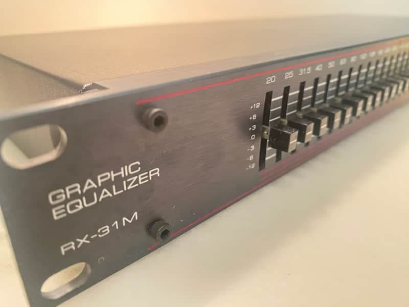 ROSS Systems RX-31M 31-Band Graphic Equalizer Vintage Rackmount EQ – Tested & Working 1990's - Black