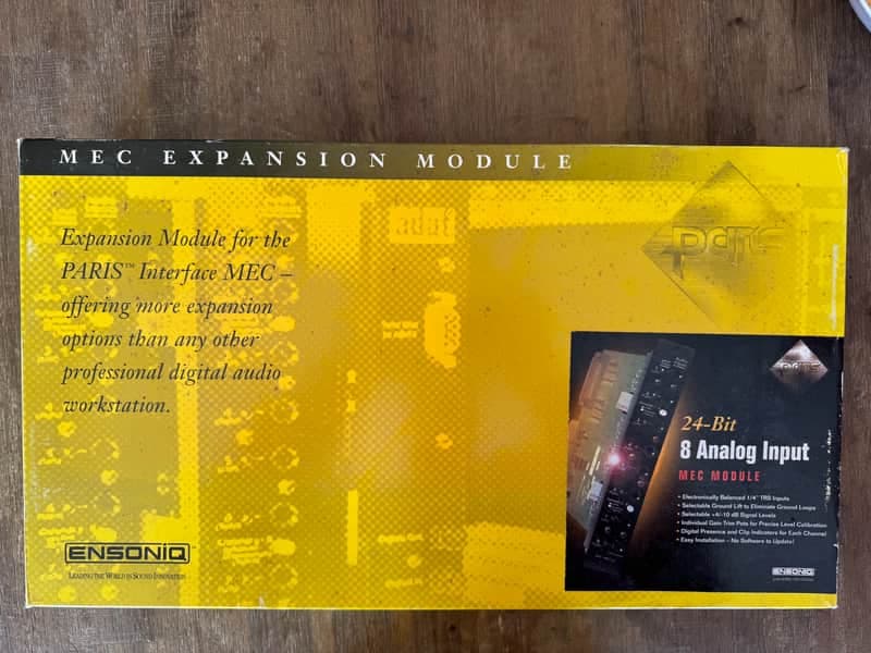 Paris - Ensoniq 24-Bit 8 Analog MEC Module 1998 - Black