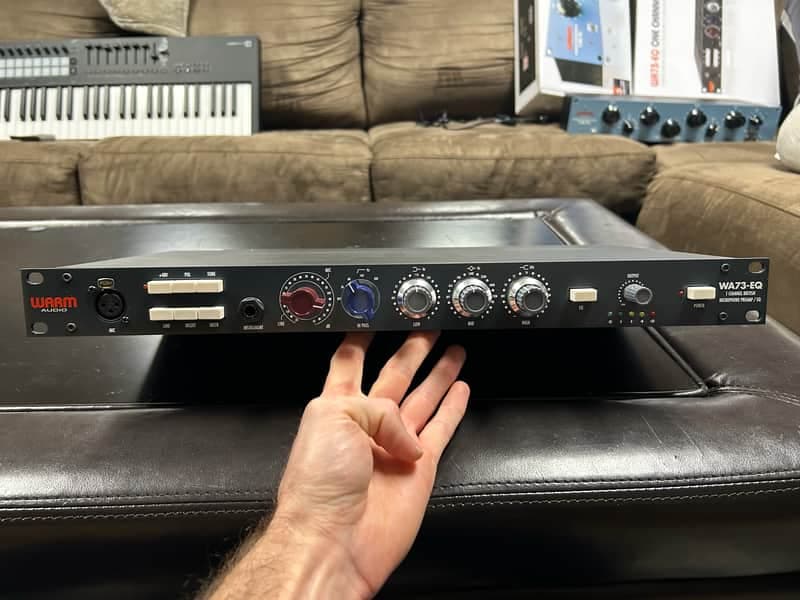 Warm Audio WA73-EQ 1-Channel British Microphone Preamp / EQ 2018 - Present - RAF Blue Gray