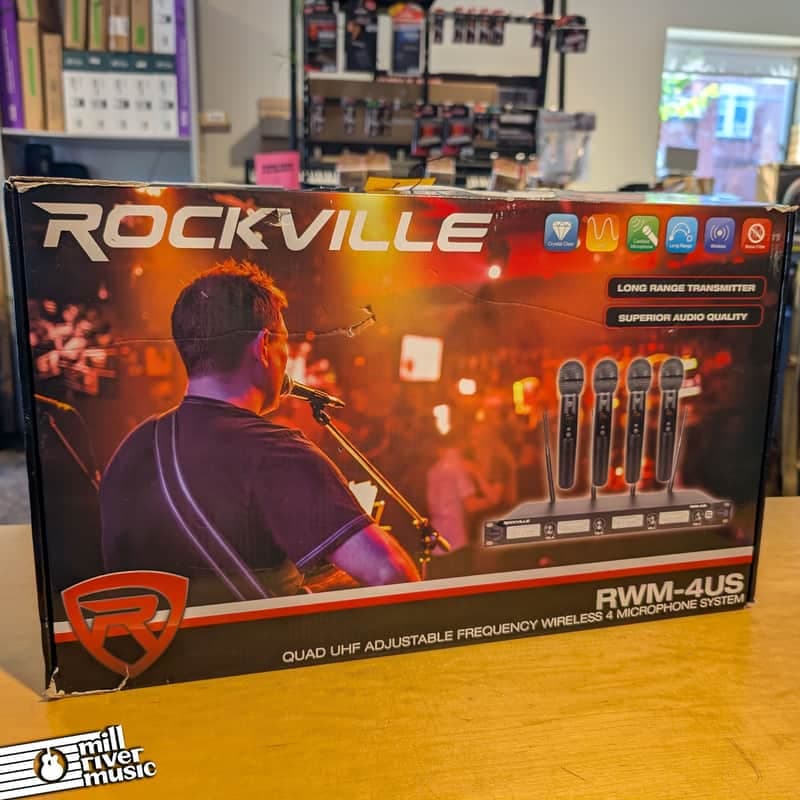 Rockville RWM-4US Wireless Mic System - Used