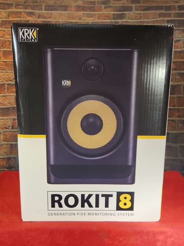 KRK RP-8 Rokit G5 2-Way 8" Single Active Studio Monitor Black - NEVER OPENED