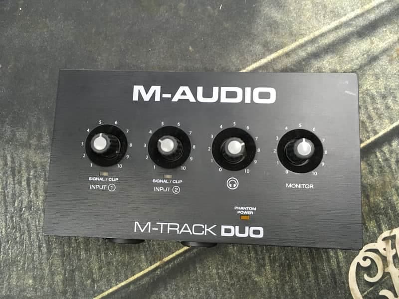 M-Audio M-Track Duo USB Audio Interface 2021 - Black