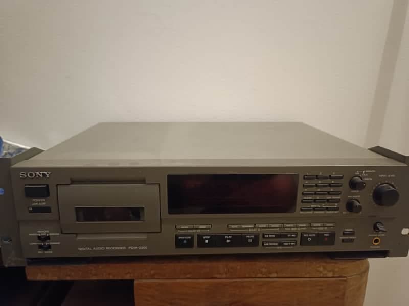 Sony PCM-2300 DAT recorder 1990s - grey