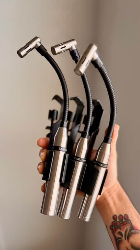 (3) Earthworks DM20 Small Diaphragm Cardioid Condenser