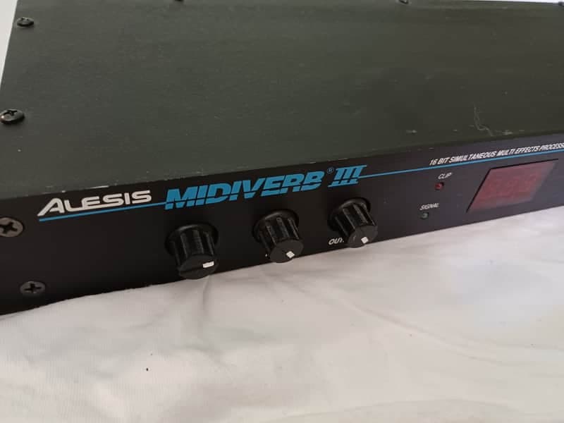 Alesis Midiverb II 16-Bit Digital Effects Processor 1990s - Black
