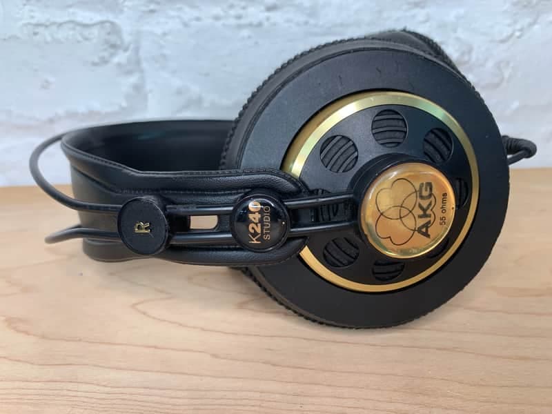 AKG K240 Studio Semi-Open Back Studio Headphones 2010s - BlackAKG K240 Studio Semi-Open Back Studio Headphones - FREE SHIPPING - #7