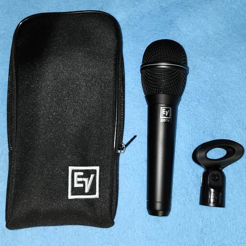Electro-voice ND76 Microphone with Bag, Mic clip and adaptor