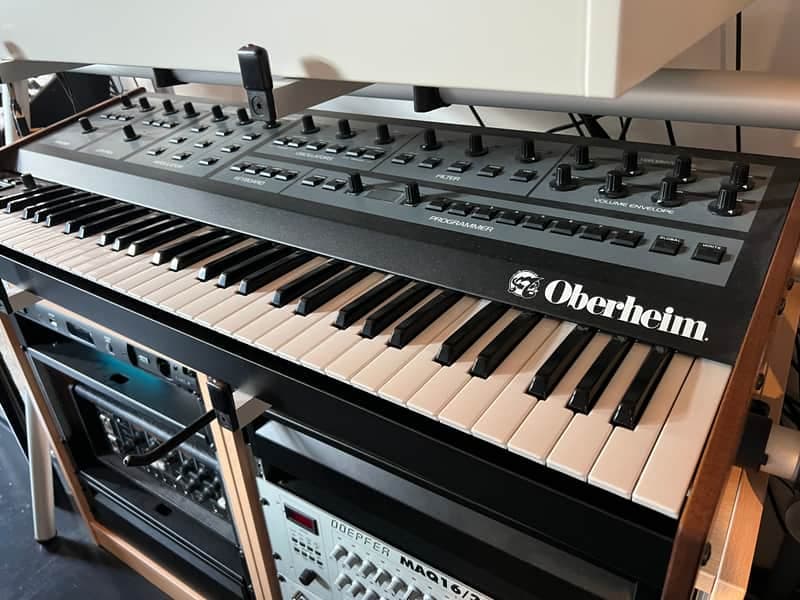 Oberheim OB-X8 61-Key 8-Voice Synthesizer 2022 - Present - Black with Wood Sides