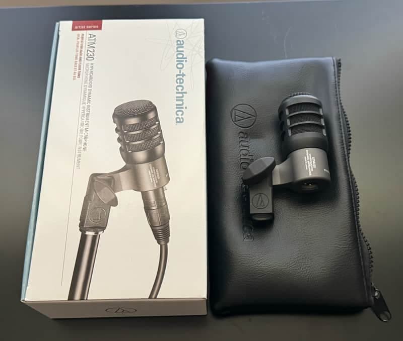 Audio Technica ATM230 hypercardiod dynamic mic (PAIR)