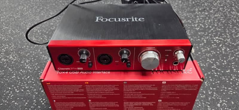 Focusrite Clarett+ 2Pre USB-C Audio Interface 2021 - Present - Red