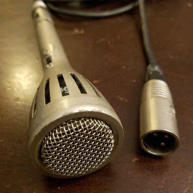 Altec-Lansing 656A Dynamic Cardioid Microphone Rugged TOUGH lo-Z 200 Ohm - Nickel XLR