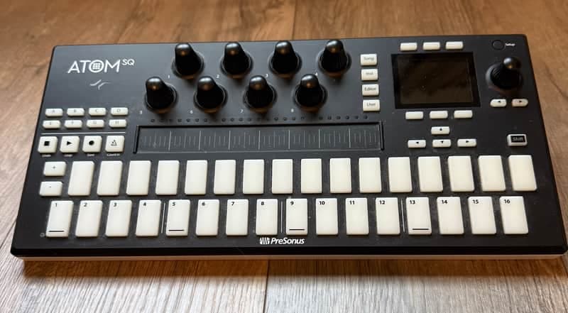 PreSonus Atom SQ MIDI Keyboard Controller with Flip Pro keyboard stand