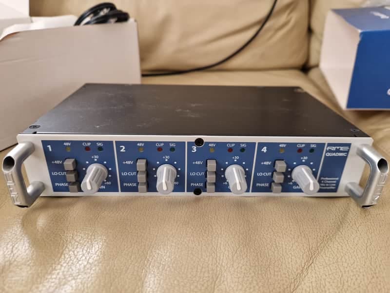 RME QuadMic II 4-Channel Microphone Preamp 2010s - Blue