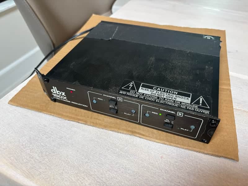 dbx 150 2-Channel Type I Noise Reduction System 1980s - Black