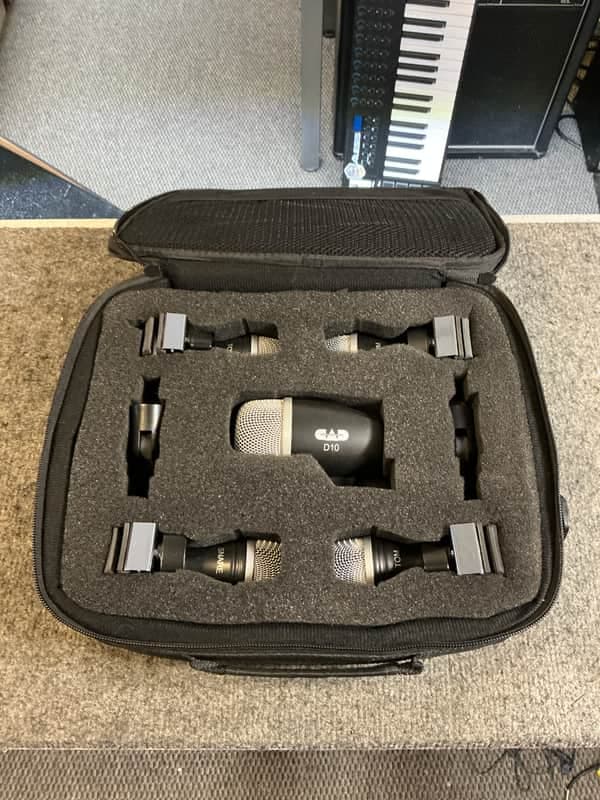 STAGE7 7‑Piece Drum Microphone Pack with Case