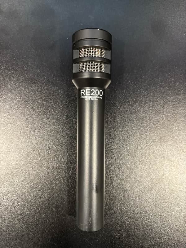 Electro-Voice RE200 Cardioid Condenser Instrument Microphone 2000s - Black