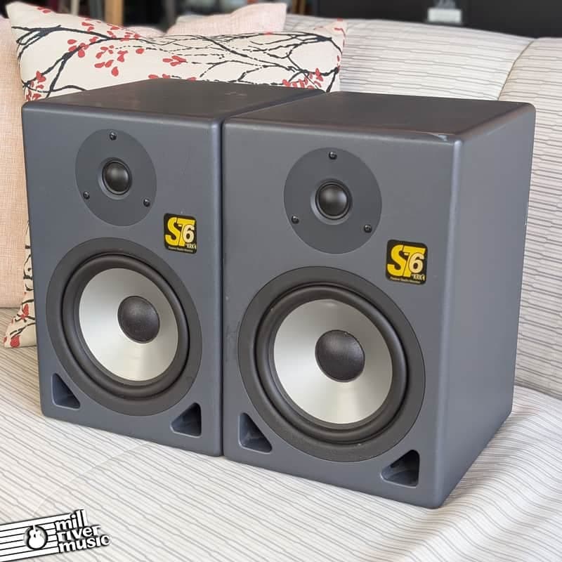 KRK ST6 Passive Audio Monitors 2000 - Dark Gray (Pair) - Used