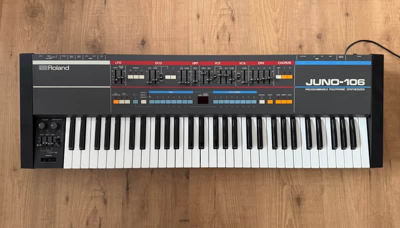 Roland Juno-106 61-Key Programmable Polyphonic Synthesizer (Serviced / Warranty)