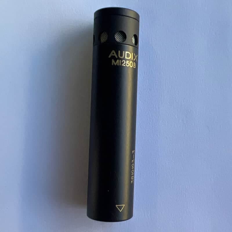 Audix M1250B Miniaturized Condenser Microphone w/ Boom Arm, Cable, and Wind Screen (Pre-Owned)