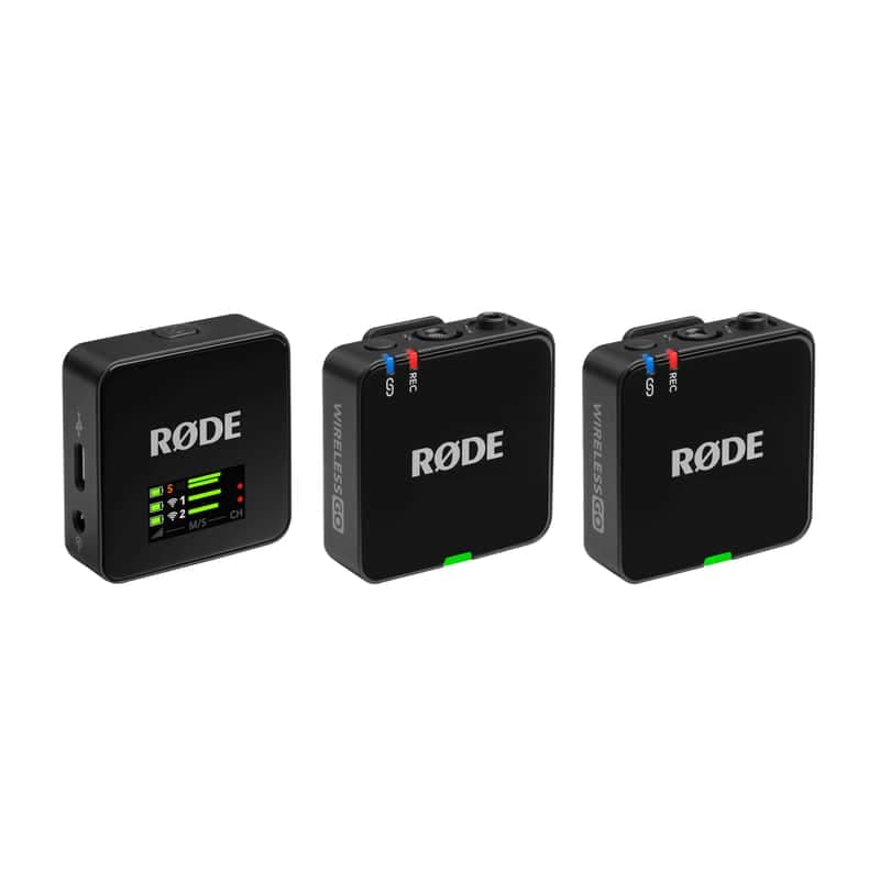Rode Wireless GO Gen 3 Compact Wireless Microphone System - Black - Mint, Open Box