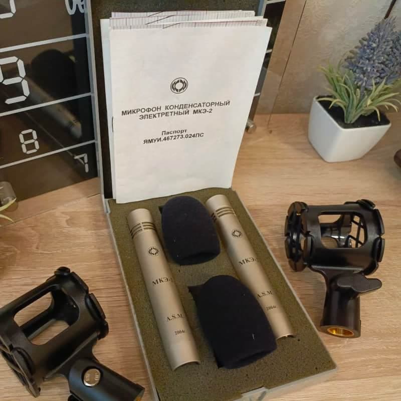 condenser VTG microphone pair Oktava MKE-2 XLR