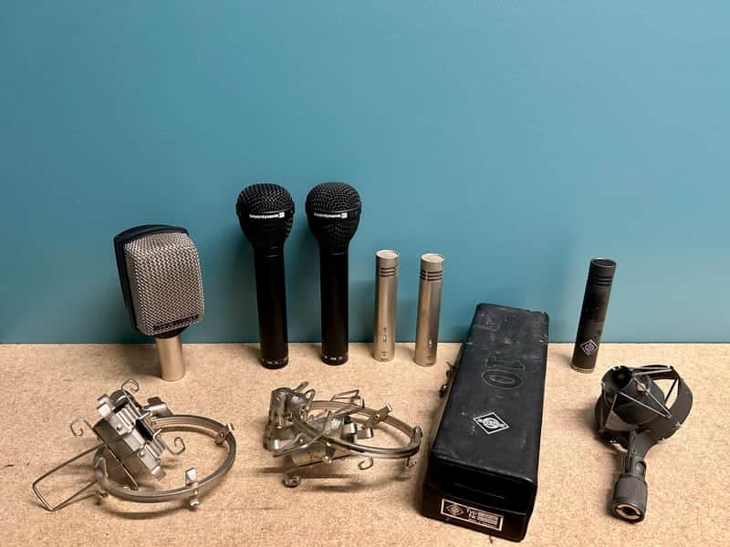 Studio microphone Bundle Neumann AKG Beyerdynamic