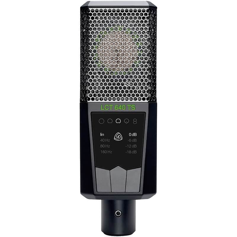 LEWITT LCT 640 TS Multi-Pattern Large-Diaphragm Condenser Microphone with Shockmount Regular Black