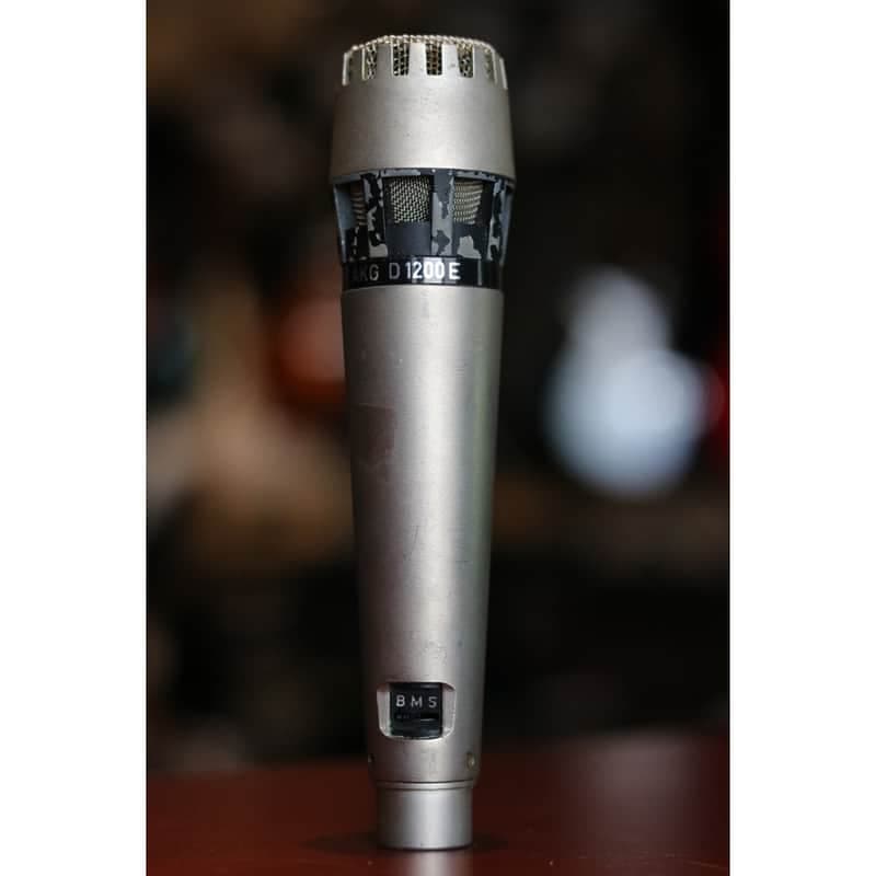 AKG D1200E Cardioid Dynamic Microphone 1980's