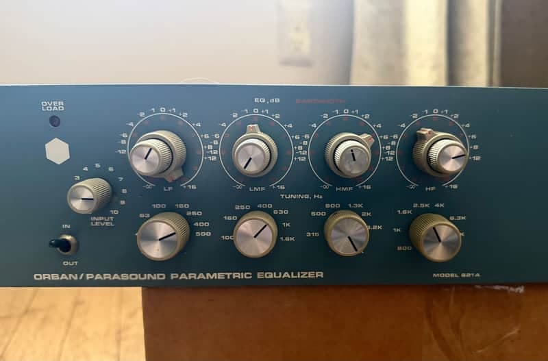 Vintage Orban 621A/R Parametric Equalizer - Blue