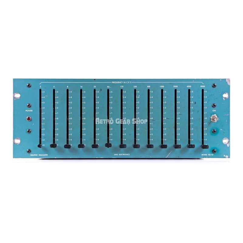 Ling Electronics EG-10-B Tube Graphic Equalizer EQ Vintage Rare EG10B