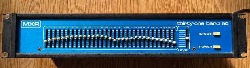 MXR 1980's Vintage Model 125 Rackmount Thirty One Band EQ "Blue Face"