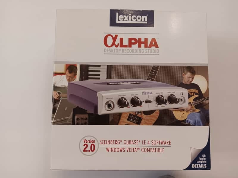 Lexicon Alpha 2x2x2 USB Audio Interface (New in Box!)