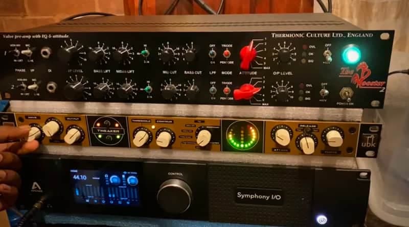 Thermionic Culture Rooster 2-Channel Valve Preamp with EQ and "Attitude" 2000s - Black