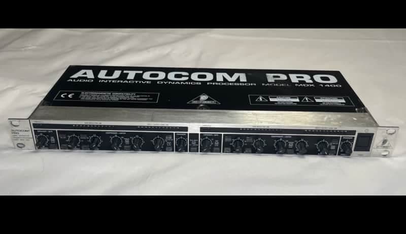 Behringer Autocom Pro MDX1400 Compressor / Limiter 2000s - Black / Silver