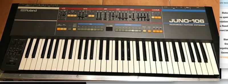 Roland Juno-106 Analog Polyphonic Synthesizer
